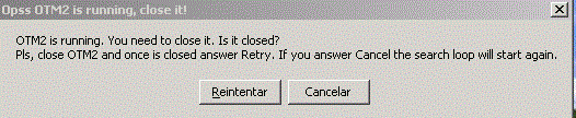 OpenTM2 is running